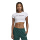 Karl Kani Γυναικεία κοντομάνικη μπλούζα Slogan Cropped T-Shirt
